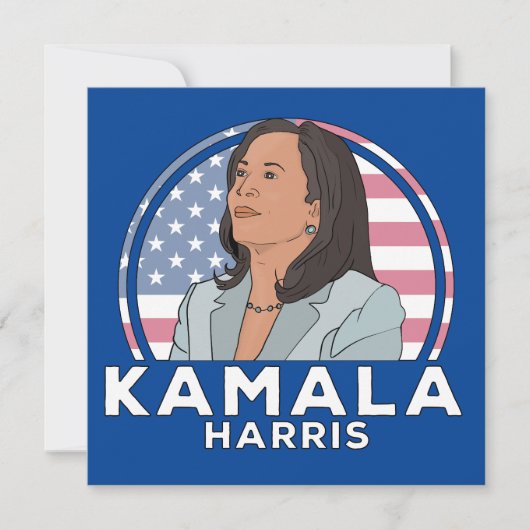 Politiek Kamala Harris Aankondiging (Voorkant)