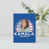 Politiek Kamala Harris Briefkaart (Staand voorkant)