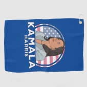 Politiek Kamala Harris Golfhanddoek (Horizontaal)
