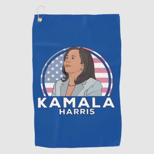 Politiek Kamala Harris Golfhanddoek (Voorkant)