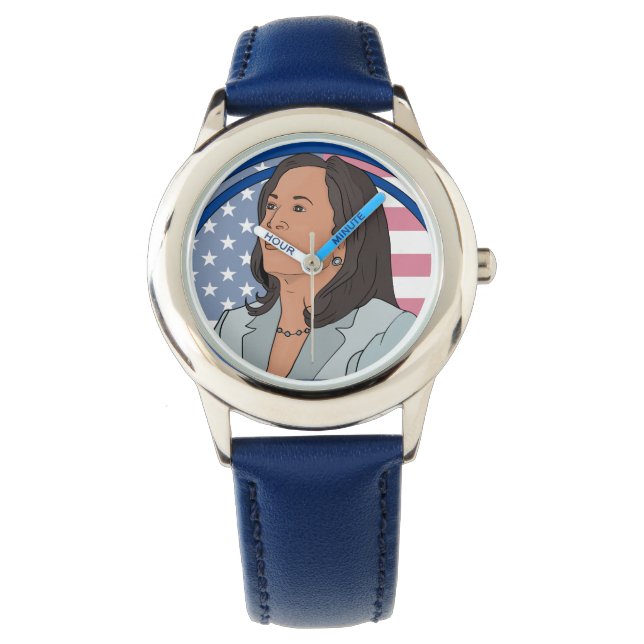 Politiek Kamala Harris Horloge (Voorkant)