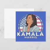 Politiek Kamala Harris Kaart (Voorkant / Achterkant)