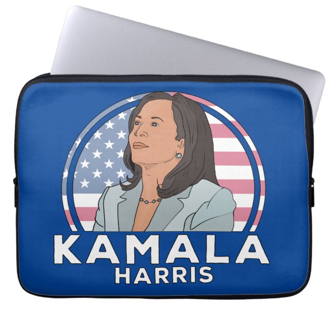 Politiek Kamala Harris Laptop Sleeve (Voorkant)