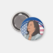 Politiek Kamala Harris Magneet (Voorkant / Achterkant)
