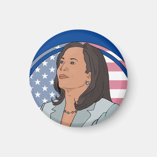 Politiek Kamala Harris Magneet (Voorkant)