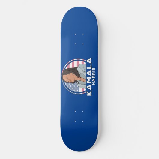 Politiek Kamala Harris Persoonlijk Skateboard (Voorkant)