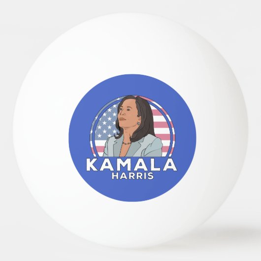 Politiek Kamala Harris Pingpongbal (Voorkant)