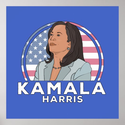 Politiek Kamala Harris Poster (Voorkant)