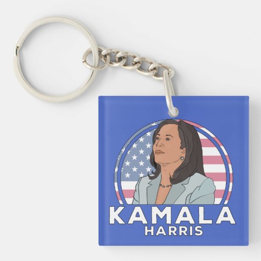 Politiek Kamala Harris Sleutelhanger (voorkant)