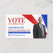 Politiek Kantoor-Visitekaartje Visitekaartje (Voorkant)