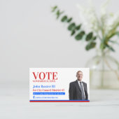 Politiek Kantoor-Visitekaartje Visitekaartje (Staand voorkant)