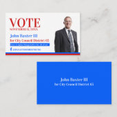 Politiek Kantoor-Visitekaartje Visitekaartje (Voorkant / Achterkant)