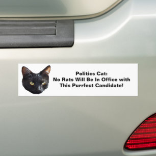 Politiek katten geen ratten zullen in Kantoor zijn Bumpersticker