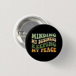 Politiek, mijn zaken op orde houden ronde button 3,2 cm