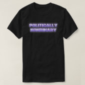 Politiek Nonbinary Nonpartisan 2 Onafhankelijk T-shirt (Design voorkant)