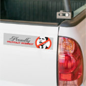 POLITIEK ONJUIST BUMPERSTICKER (Op Truck)