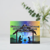 Politiek onjuist Christelijk kerstBriefkaart Briefkaart (Staand voorkant)