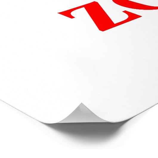 Politiek Poster vrije zone (Hoek)