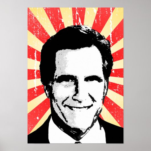 POLITIEK PROPAGANDA POSTER, Mitt Romney 2 Poster (Voorkant)