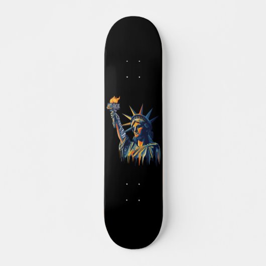 Politiek protest vrijheid persoonlijk skateboard (Voorkant)
