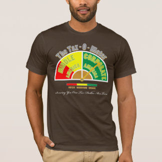 Politiek Shirt | Belasting - O-meter | Kleur