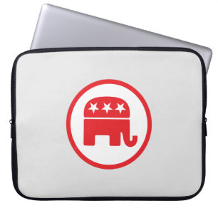 Politiek symbool van de Republikeinse Partij (olif Laptop Sleeve
