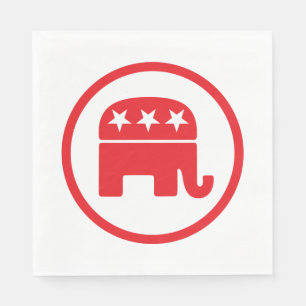 Politiek symbool van de Republikeinse Partij (olif Servet