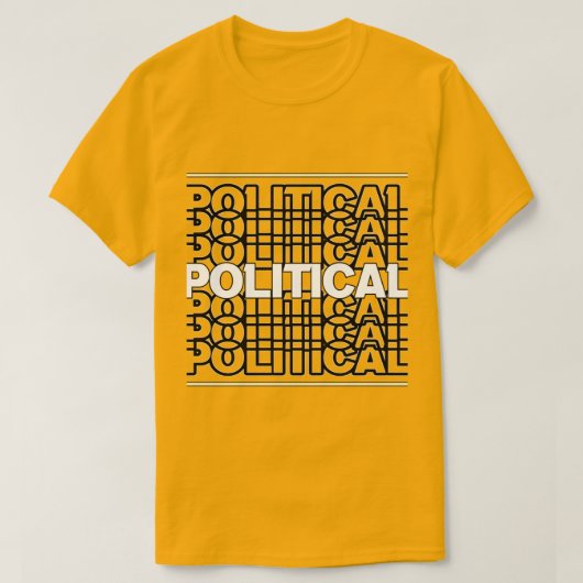 "Politiek" T-shirt (Design voorkant)