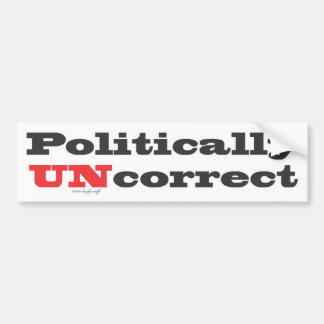 politiek UNright 1.ai Bumpersticker
