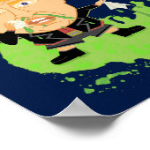 Politiek verknoeid met de anti-trump 2016 poster (Hoek)