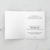 Politiek wakker in correct krijt Kerstmis - I Feestdagen Kaart (Binnen)