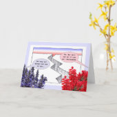 Politiek Wenskaart 2 blanco Kaart (Gele Bloem)