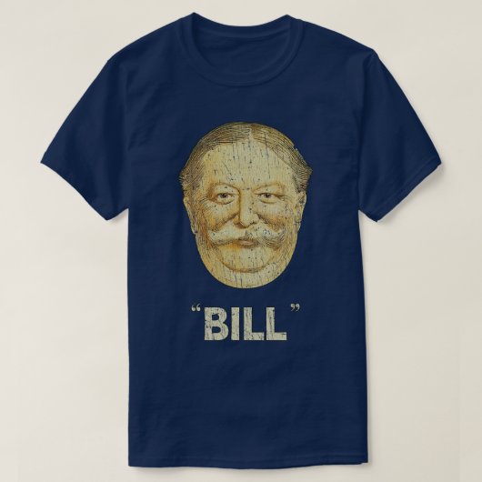 Politiek William Howard Taft (Just Bill) 1908 T-shirt (Design voorkant)