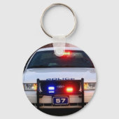 POLITIEKE AUTO - alle verlicht Sleutelhanger (Voorkant)