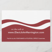 Politieke Campagne Flyer (Achterkant)