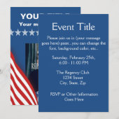 Politieke campagne kaart (Voorkant / Achterkant)