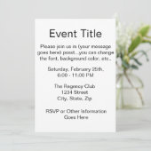 Politieke campagne kaart (Staand voorkant)