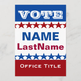 Politieke campagne kaart