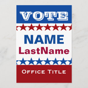 Politieke campagne kaart