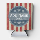 Politieke campagne -  sterren en strepen blikjeskoeler (Voorkant)