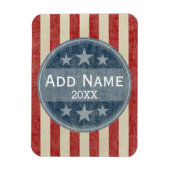 Politieke campagne -  sterren en strepen magneet (Verticaal)