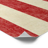 Politieke campagne -  sterren en strepen poster (Hoek)