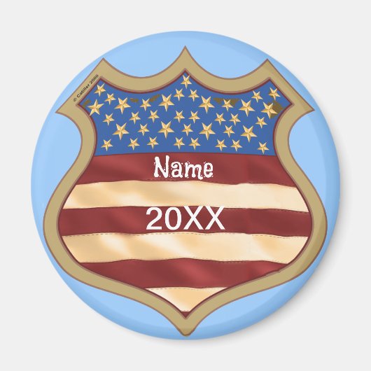 Politieke Campagneschild Magneet (Voorkant)