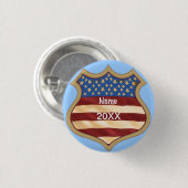Politieke Campagneschild Ronde Button 3,2 Cm (Voorkant /achterkant)