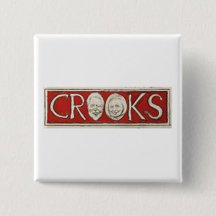 Politieke Cartoon Button