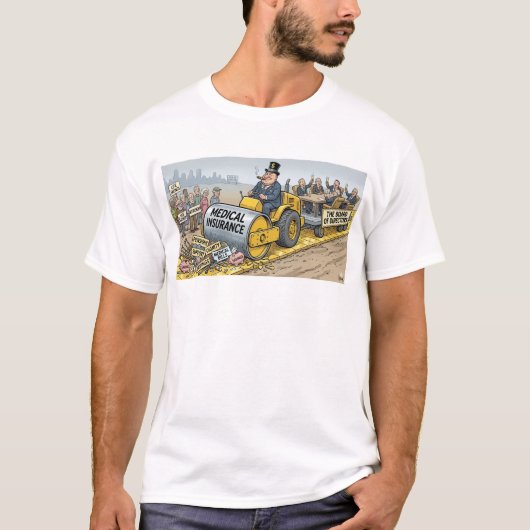 Politieke Cartoon T-shirt (Voorkant)