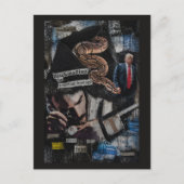 Politieke Chantage Collage Briefkaart (Voorkant)