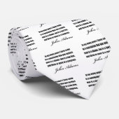 Politieke citaten van John Adams Stropdas (Opgerold)