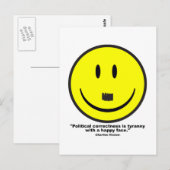 politieke correctheid briefkaart (Voorkant / Achterkant)