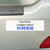 Politieke correctheid bumpersticker (Op auto)